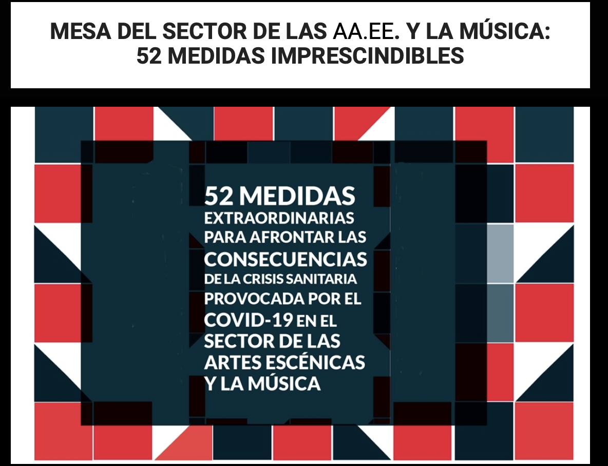 Adhesión a las 52 medidas extraordinarias de la Mesa de AA.EE.